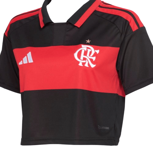 Cropped Flamengo Feminina Jogo 1 Adidas 2026